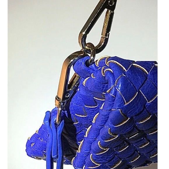 Nine West pre-owned small wristlet purse in blue - Picture 2 of 7